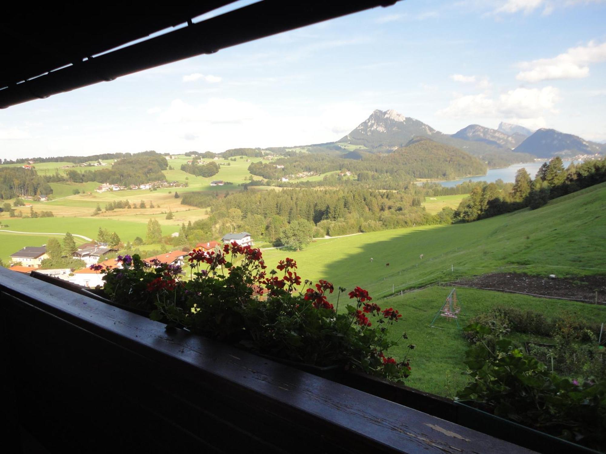 Bauernhof Strumegg Villa Hof bei Salzburg Buitenkant foto