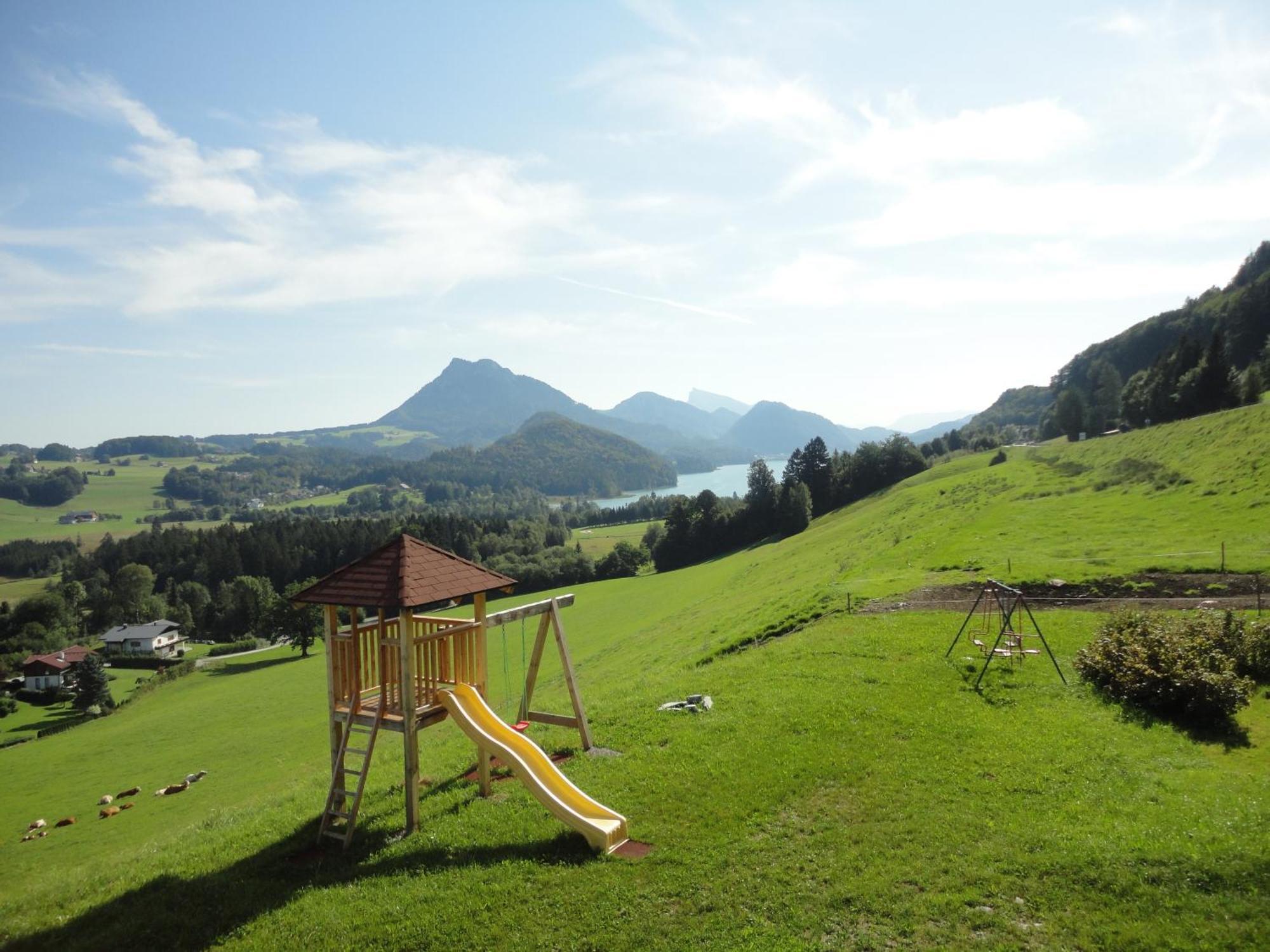 Bauernhof Strumegg Villa Hof bei Salzburg Buitenkant foto